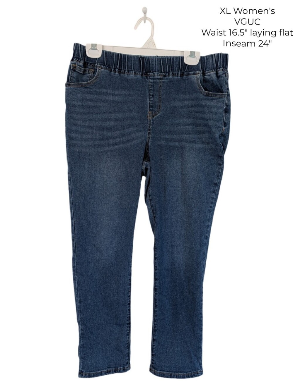 Women's XL Elastic Waist Jeans